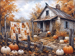 ANT460 - Old Farmhouse in Autumn I - 16x12