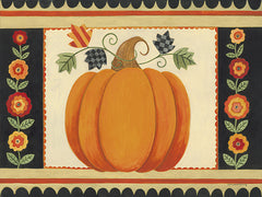 BER1500 - Patterned Leaves Pumpkin - 16x12
