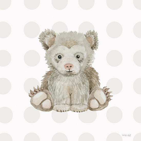 Cindy Jacobs CIN3981 - CIN3981 - Baby Bear - 12x12 Baby, Babies Room, Nursery, Bear, Bear Cub, Portrait, Polka Dots, New Baby from Penny Lane