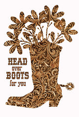 CIN4297 - Head Over Boots for You - 12x18