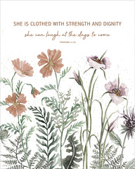 CIN4639 - She is Clothed with Strength and Dignity - 12x16