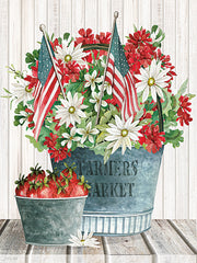 CIN4677 - Red, White & Berries I - 12x16