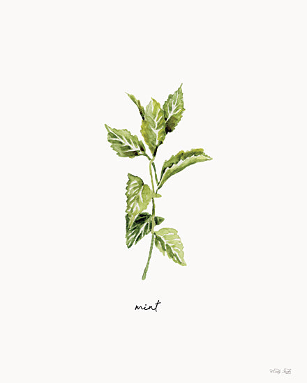 Cindy Jacobs CIN4707 - CIN4707 - Mint Herb - 12x16 mint, mint sprig, fresh mint leaves, single herb, culinary herb, watercolor botanical, hand painted herb study, green leaves, herb garden, kitchen ingredient, tea herb, garnish, white background, minimal botanical art, fresh greens, natural plant, edible herb, farmhouse kitchen print, simple greenery, cooking herb, botanical illustration, organic food art, herb label, garden to table from Penny Lane