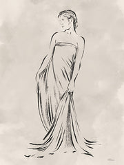 CTD286 - Standing Woman Sketch - 12x16