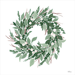 CTD334 - Soft Sage Wreath - 12x12