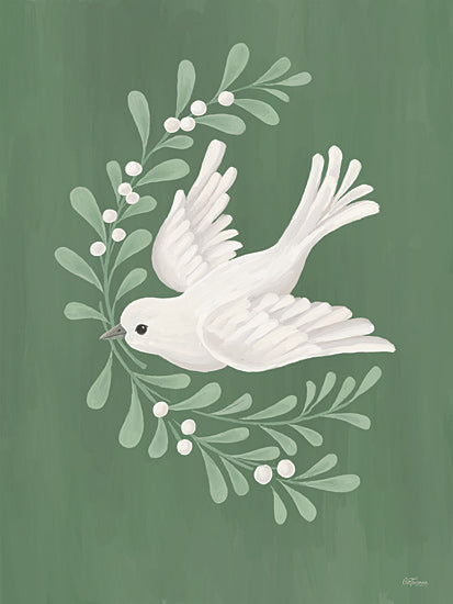 Cat Thurman Designs CTD335 - CTD335 - Symbol of Peace - 12x16 Inspirational, Dove, Greenery, Berries, White Berries, White Dove, Symbol of Peace from Penny Lane