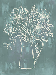 CTD416 - Etched Bouquet II - 12x16