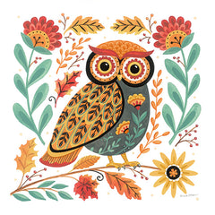 DS2434 - Autumn Folk Friends - Owl - 12x12