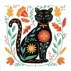 DS2437 - Autumn Folk Friends - Cat - 12x12