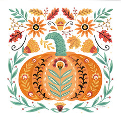 DS2439 - Folk Floral Pumpkin II - 12x12