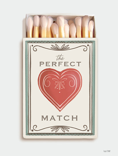 House Fenway FEN1172 - FEN1172 - The Perfect Match - 12x16 Inspirational, The Perfect Match, Typography, Signs, Textual Art, Matchbox, Matches, Love from Penny Lane