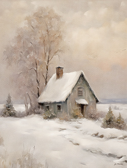 Jo Moulton JO150 - JO150 - Frosted Haven - 12x16 Winter, Home, House, Snow, Trees, Landscape from Penny Lane