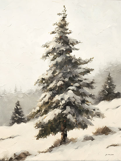 Jo Moulton JO154 - JO154 - Snow Clad Pine - 12x16 Winter, Trees, Pine Trees, Snow, Hill, Landscape from Penny Lane