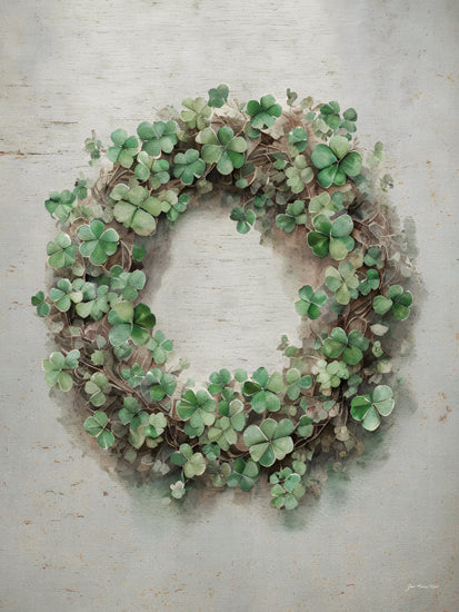 Jo Moulton JO244 - JO244 - Wild Clover Wreath - 12x16 Floral, Bloom, Spring, Nature, Feminine from Penny Lane