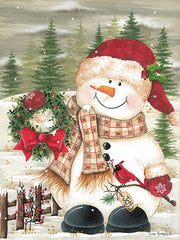 KEN1350 - Snowman's Wreath - 12x16