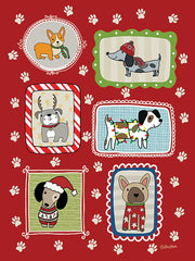 LAR736 - Holiday Hounds - 12x16