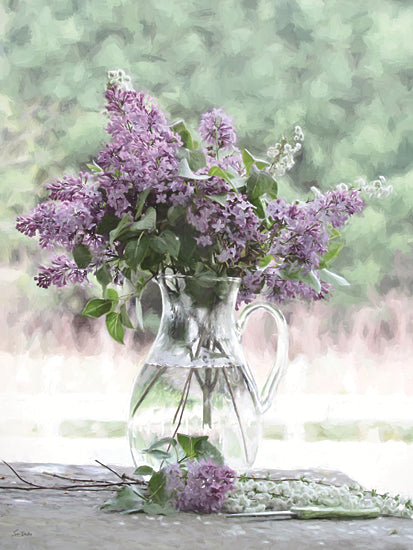 Lori Deiter LD4026 - LD4026 - The Scent of Spring - 12x16 botanical, still life, floral, lilac, glass pitcher, painterly, feminine, photography, purple from Penny Lane