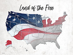 LD4057 - Land of the Free Map - 16x12