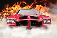 LD4105 - Flaming GTO - 18x12