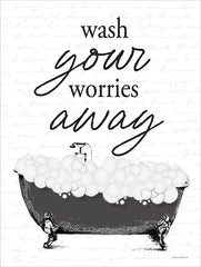 LET1219 - Wash Your Worries Away Bathtub - 12x16