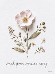 LET1240 - Wash Your Worries Away Pressed Flowers - 12x16