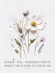 LET1241 - Wash Me Pressed Flowers - 12x16