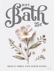 LET1243 - Hot Bath Pressed Flowers I - 12x16