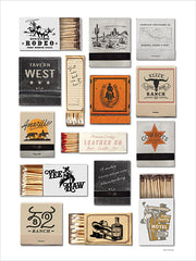 LET1399 - Western Matchbook Collection - 12x16