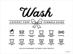 LET1453 - Laundry Care Wash - Bow Series - 16x12