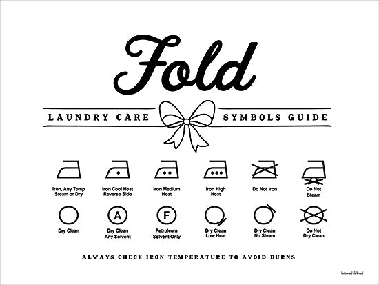 lettered & lined LET1455 - LET1455 - Laundry Care Fold - Bow Series - 16x12 home spaces, symbols & icons, typography, laundry, signs, word art, laundry symbols, care instructions, garment care, infographic, decorative, contemporary, digital illustration, black & white from Penny Lane