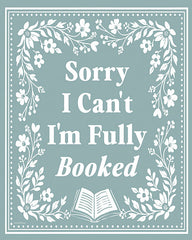 LET1690 - I'm Fully Booked - 12x16
