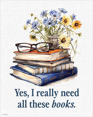 LET1704 - All These Books - 12x16