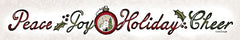 LS1949 - Holiday Cheer Christmas Sign - 36x6