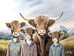 MAZ6007 - Highland Cow Family Photo - 16x12