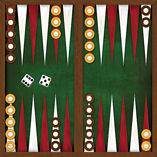 Mollie B. MOL2613 - MOL2613 - Backgammon - 12x12 Games, Game Room, Backgammon Board, Dice from Penny Lane