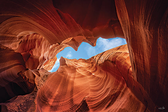 Martin Podt MPP1017 - MPP1017 - Into the Sky - 18x12 Photography, Bryce Canyon National Park, Canyons, Utah, Sky, White Clouds, Skyview from Penny Lane