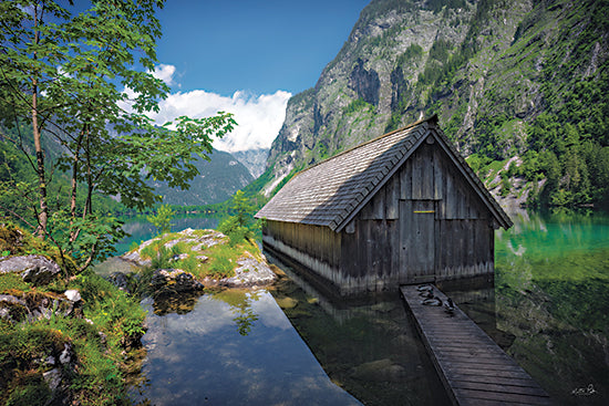 Martin Podt MPP1305 - MPP1305 - Sleeping Ducks, Still Waters - 18x12 landscape, botanical, lakes, trees, greenery, mountains, boathouse, reflection, tranquil, photography, blue from Penny Lane