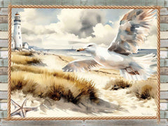 ND292 - Cape Cod Seagull - 16x12