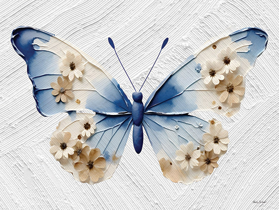 Nicole DeCamp ND638 - ND638 - Flower Flutter III - 16x12 dried meadow grasses botanical illustration style, natural stems on linen backdrop from Penny Lane