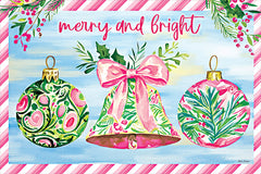 ND954 - Merry and Bright Ornaments - 18x12