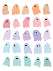 RN684 - Rainbow Ghosts - 12x16