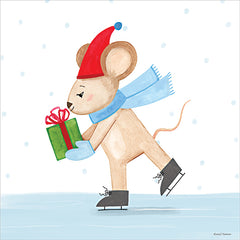 RN777 - Ice Skating Mouse  Predailys - 12x12