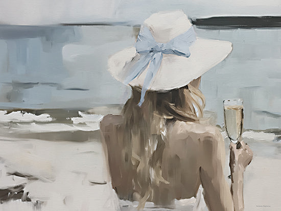 Svetlana Aleinikova SA163 - SA163 - Seaside Sip - 16x12 pastel floral vase still life, soft modern folk floral painting from Penny Lane