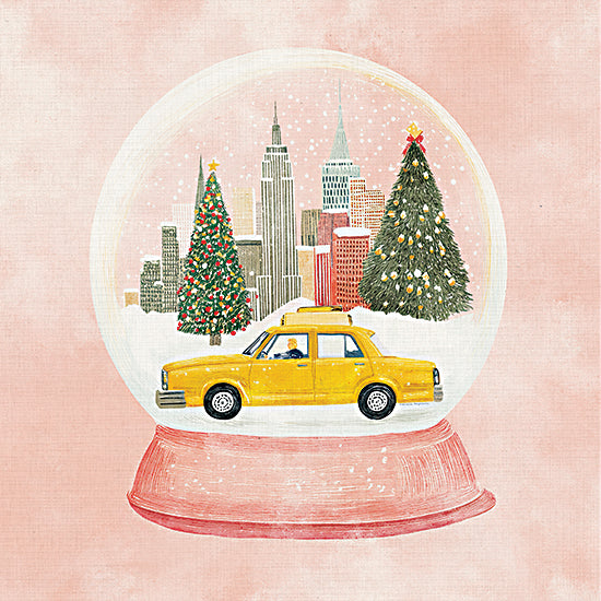 Svetlana Aleinikova SA333 - SA333 - Winter Reflections - 12x12 snow globe,new york city,yellow taxi,skyline,christmas tree,winter from Penny Lane