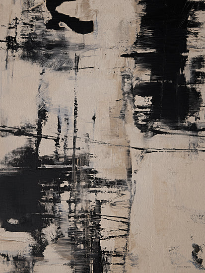 Svetlana Aleinikova SA991 - SA991 - Urban Ink Fragments III - 12x16 abstract, backgrounds & patterns, texture, distressed, brushstrokes, layering, vertical, contemporary, painterly, acrylic, neutral from Penny Lane