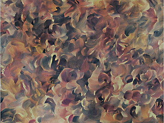 Svetlana Aleinikova SA992 - SA992 - Russet Rhythm - 16x12 abstract, backgrounds & patterns, holidays & seasonal, fall, autumn leaves, texture, brushstrokes, painterly, moody, oil painting, multicolor from Penny Lane