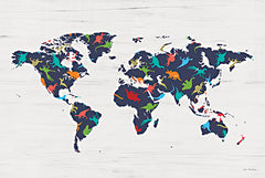 ST1073 - Dino World Map   - 18x12