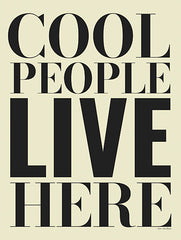 ST1125 - Cool People Live Here - 12x16