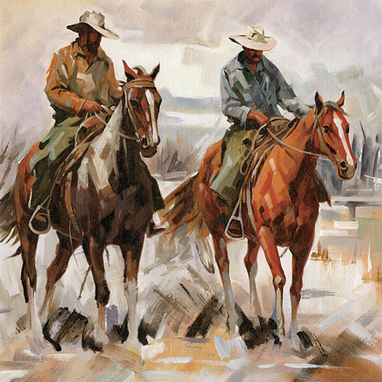 White Ladder WL265 - WL265 - Cattlemen - 12x12 Western, Cowboys, Horses, Cattlemen, Abstract from Penny Lane