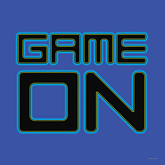 Yass Naffas Designs YND537 - YND537 - Game On - 12x12 video game controller illustration, level up gaming quote, gamer typography design, gaming room decor art, video game enthusiast poster, controller graphic wall art from Penny Lane